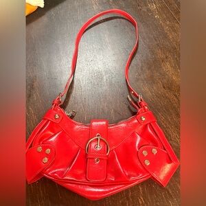 Red Leather Women's soho shoulder Bag